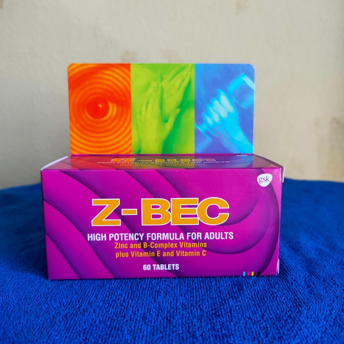 Oral−B D7015366XCMK Z-BEC Multivitamins Zinc & B Complex High Potency Formula 60