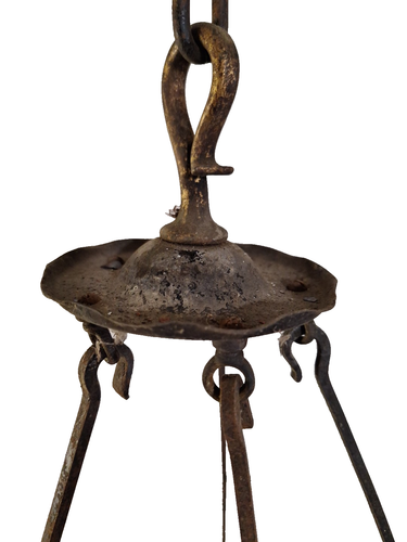 Hanging Ceiling Light Chandelier Gothic Arts Crafts Candles Medieval antique - Picture 9 of 17