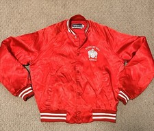 VTG 80s Pleasant Hill Rebel Football Jacket NASCO Size M Made in USA