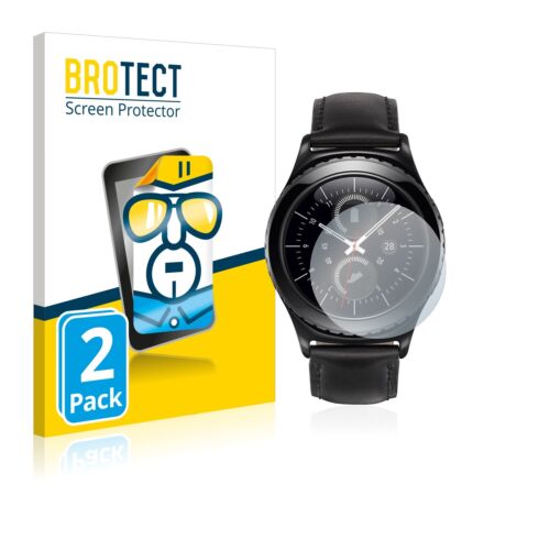 2 x protection d'écran pour film de protection transparent classique Samsung Gear S2 - Photo 1/7