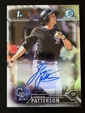 2016 Bowman Chrome Jordan Patterson Prospect Autograph Refractor RC #/499 🔥🔥🔥