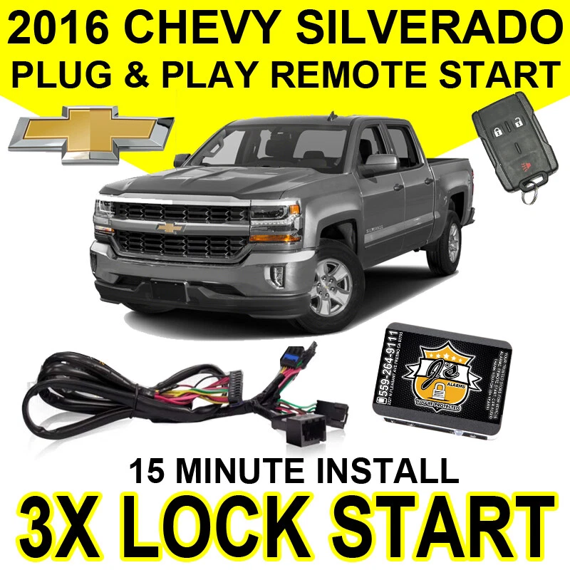 2016 chevy sale silverado remote start