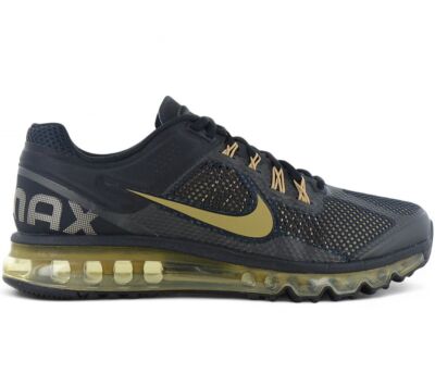 Nike Air Max 2013 Uomo Sneakers Nero-Gold HQ1927-001 Scarpe