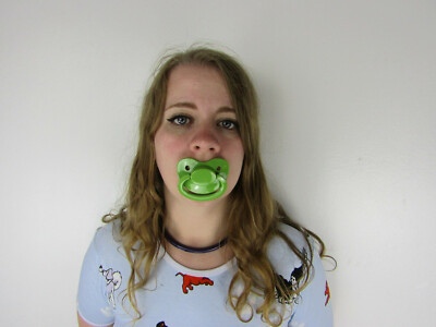 Erbsengrün Schnuller Schnuller Schnuller Dummy von der Dotty Windel Company