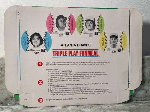 Burger Chef Triple Play Funmeal Baseball Trading Card Set Each Sold Separately  - Picture 16 of 101
