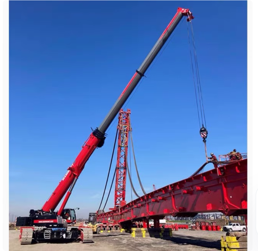 1:50 Mammoet Liebherr LTM1220 Crawler Crane Construction Machine Diecast Model