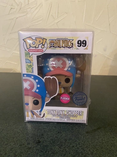 One Piece Funko POP! Tony Tony Chopper #99 (Flocked) w/Protector
