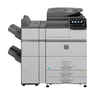 Sharp MX-M754N Black & White Printer Scanner Copier Stapling MFP 75PPM Laser A3