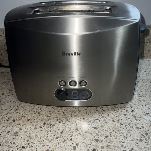 Breville Ikon 2Slice Silver Electric Bagel Toaster CT70XL 883028454600