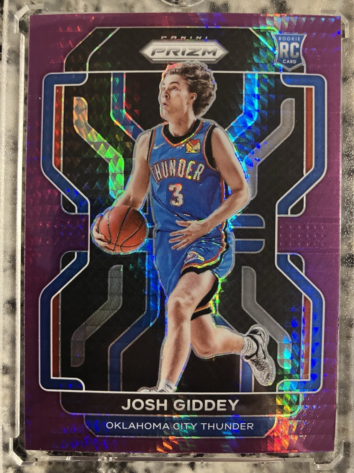 JOSH GIDDEY PURPLE HYPER PRIZM ROOKIE RC! 2021-22 PANINI PRIZM 🏀 SSP 301!