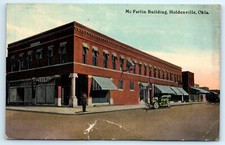 Postal McFarlin Building Holdenville Oklahoma 1916 Mc Farlin