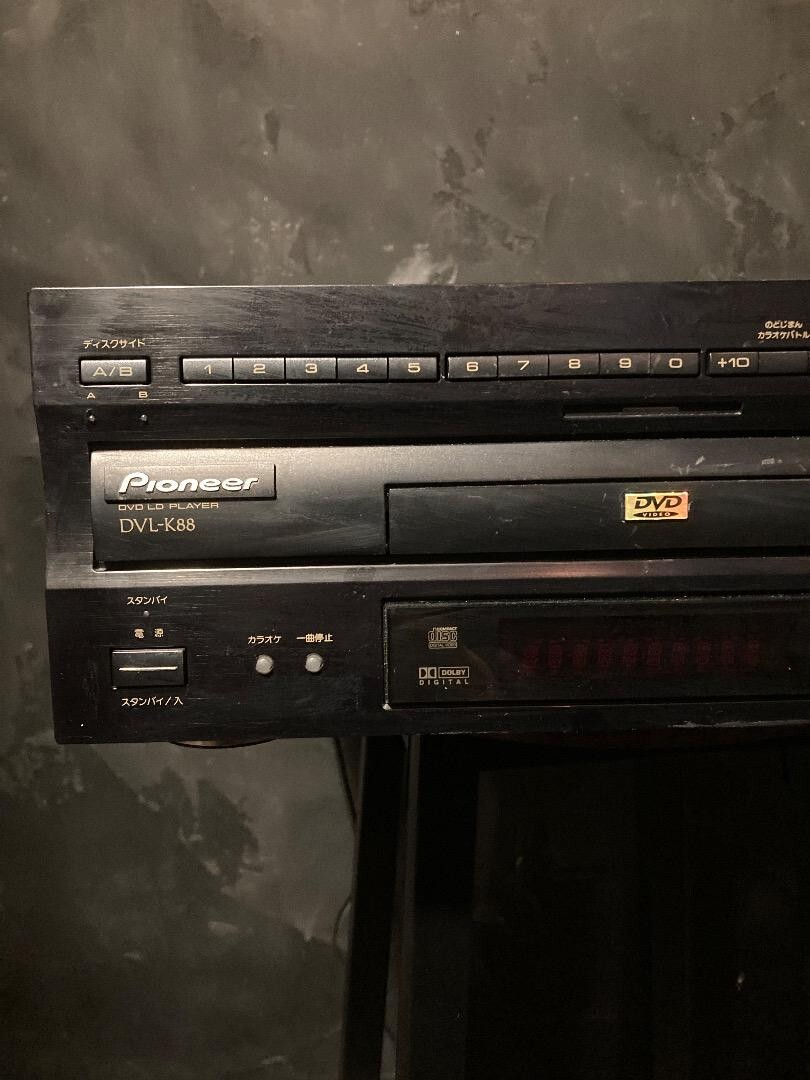 Pioneer DVL-K88 Laser Disc Player DVD/LD/CD Compatible Black Pioneer DVL-K88 Laser Disc Player DVD/LD/CD Compatible Black