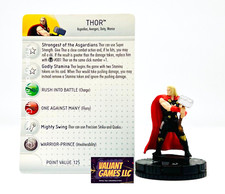 Marvel Heroclix Thor 018 w/ Card Thor The Dark World Set