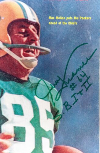Jerry Kramer Autograph1967 Sports Illustrated inscription Super Bowl 1/2 PSA/DNA - Picture 2 of 4