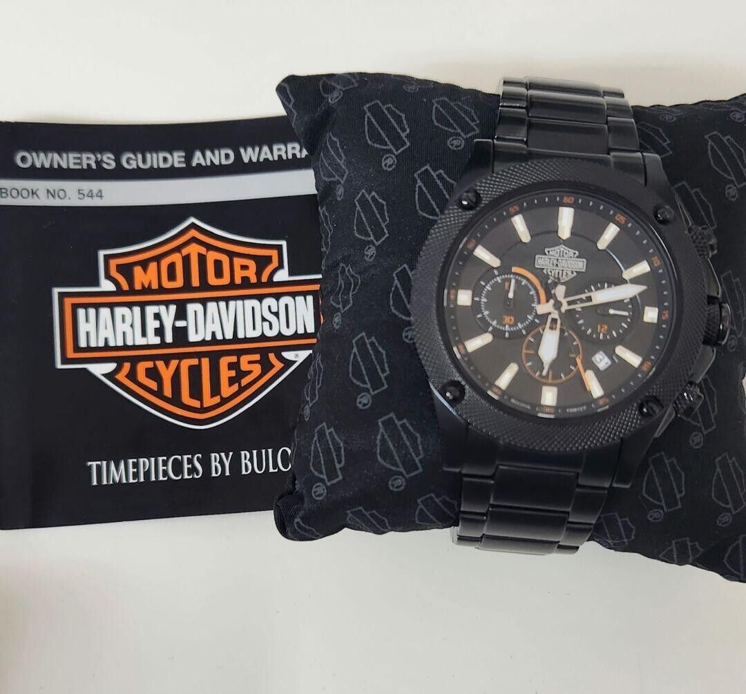 BULOVA 78B127 Harley Davidson Chronograph Quartz Men's Watch BULOVA 78B127 Harley Davidson Chronograph Quartz Men's Watch