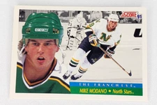 1991-92 Score Hockey The Franchise Mike Modano #423 Minnesota North Stars HOF