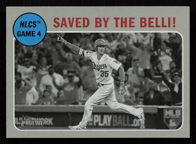 2019 Topps Heritage Saved by the Belli! #196 Los Angeles Dodgers Baseball Card