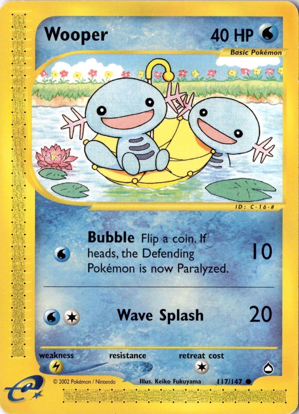 Wooper 117/147 - Aquapolis - Pokemon - LP