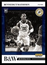 2022-23 Panini Instant Black & White Rookies Basketball Cards - Checklist Added 21