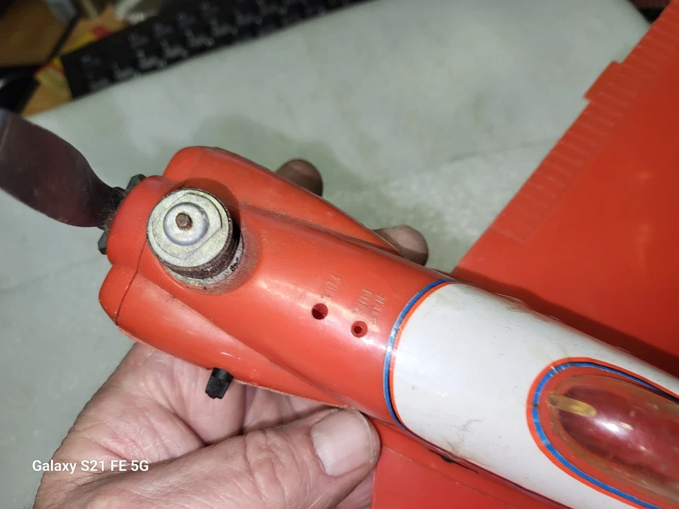 Used Testors Tether Plane Cosmic Wind Airplane 16" Wingspan - Image 3 of 4