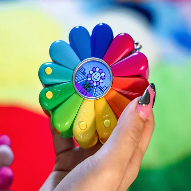 Takashi Murakami FLOWER GO WALK COLOR (Rainbow) Game with 1 set of