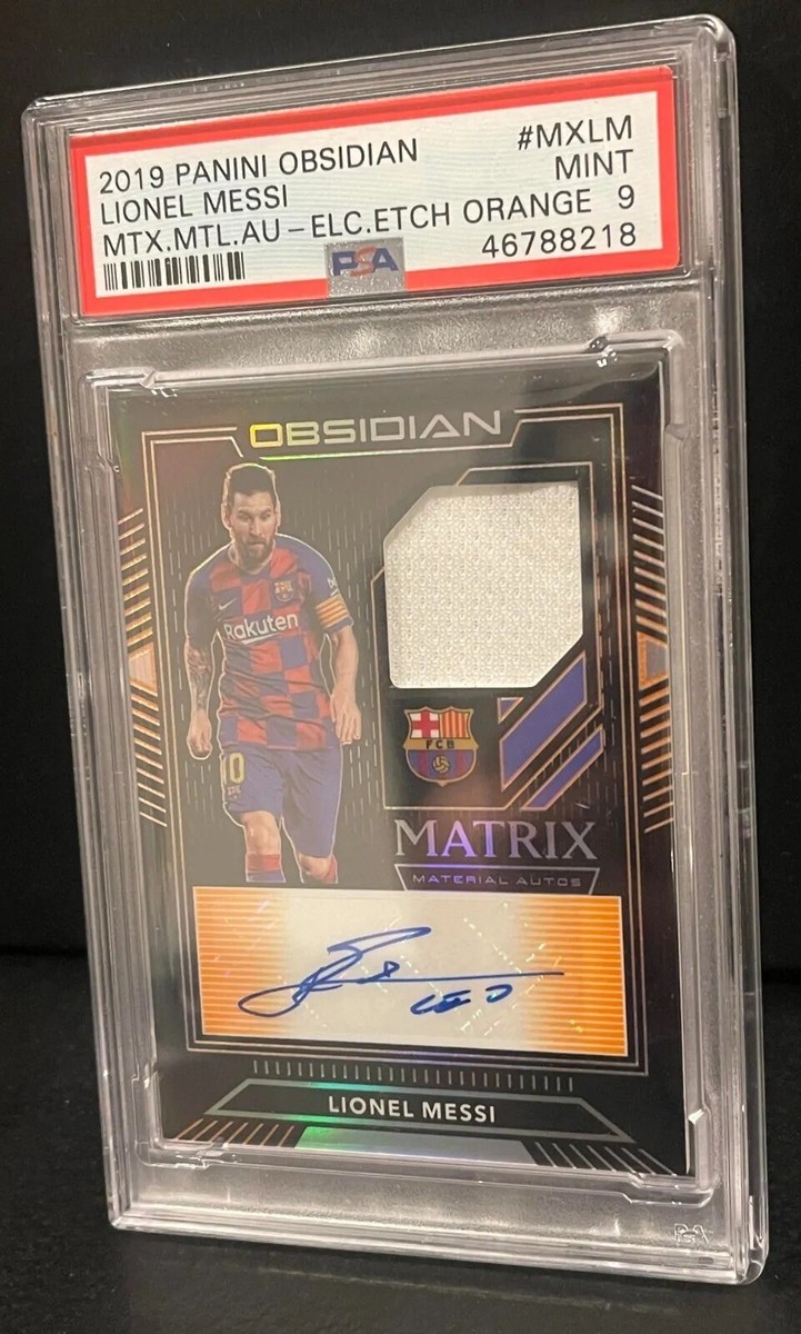 Olivier Messiaen Complete Edition　輸入盤 2019 Panini Obsidian Matrix E/E Orange Lionel Messi Auto