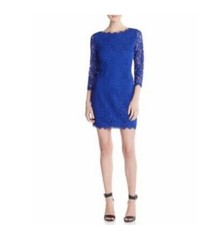 NWT DVF Diane von Furstenberg party dress COLLEEN Blue Size 8