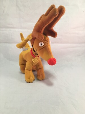 Rugrats Spike Reindeer Bean Bag Baby Plush Viacom 1997