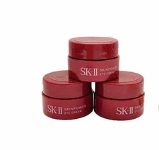 SK-II Skinpower Eye Cream with PITERA ~ MINI Travel Size 0.08 oz x3 ~ NEW SK2