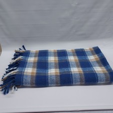 Vintage Faribo Faribault Woolen Mills Acrylic Blanket Throw Plaid Tartan 53x41