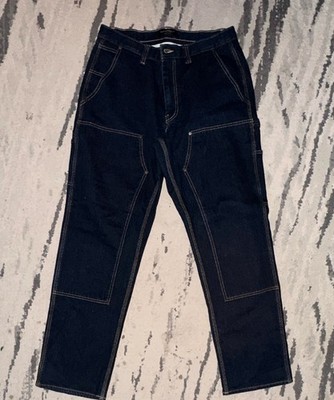 Banana Republic Men s Straight Fit Dark Wash Blue Denim Jeans 5-Pocket