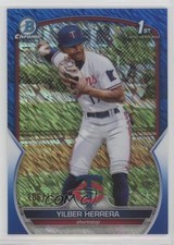 2023 Bowman Chrome Prospects Blue Shimmer Refractor 106/150 Yilber Herrera 0uh2
