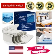 Secure Your Bedding with Lock's Patented Sheet Holder - Easy One-Time Install