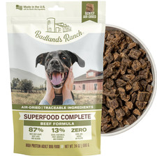 BADLANDS RANCH by Katherine Heigl &ndash; Superfood Complete Air-Dried Beef Dog Food &ndash;