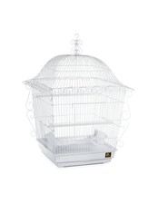 Prevue Pet Products Jumbo Scrollwork Bird Cage 220W White, 18-Inch by 18-Inch...