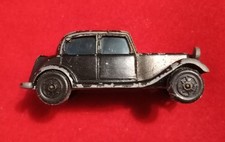 Vintage 1960s CBS Inc L.J.N. Toys Black Metal Car Hong Kong Original Paint