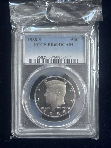 1988-S Kennedy Half Dollar Proof — photo from the most recent tracked eBay sale