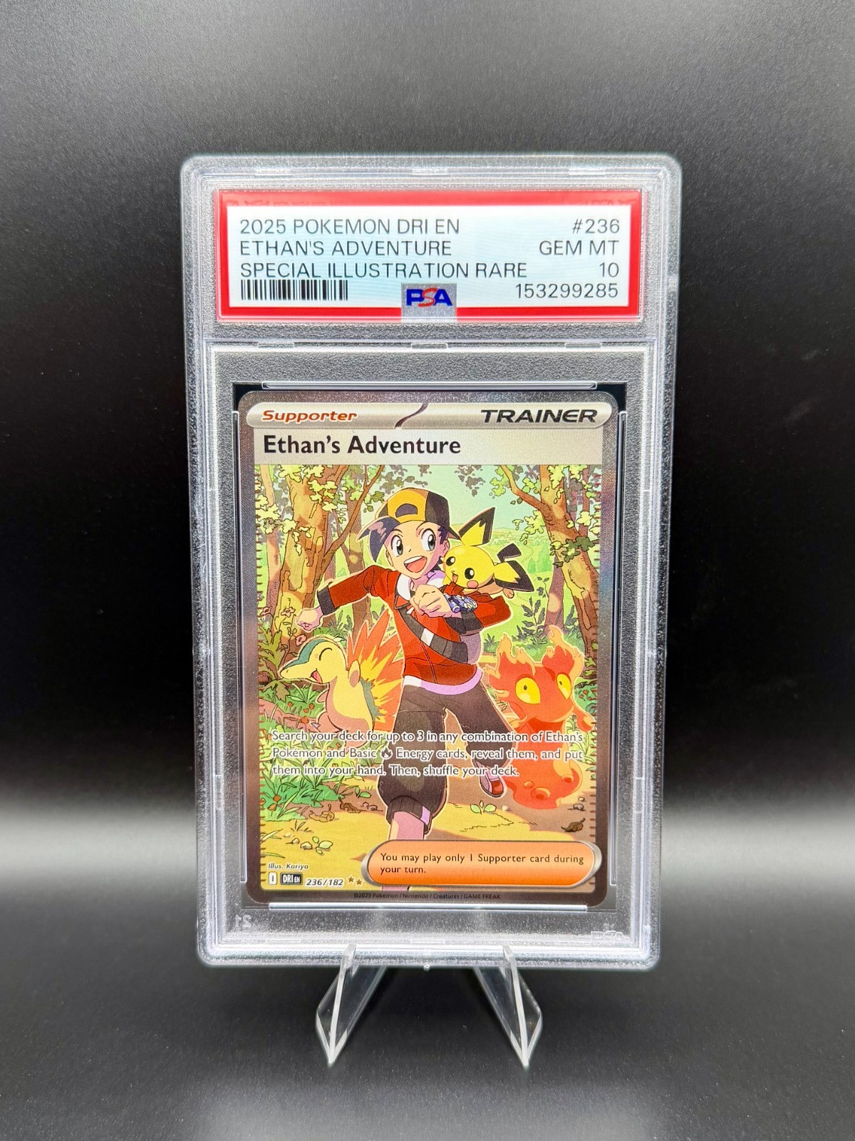 Ethan's Adventure 236/182 Scarlet & Violet: Destined Rivals PSA 10 - Gem Mint