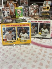 2026 Topps Heritage - 2025 Stolen Base Leaders Caballero Cruz Yellow Border #4
