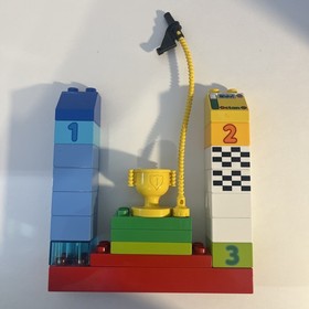 Lego Duplo #10600 - Disney Pixar Cars Classic Race - Retired - Lightning / Mater