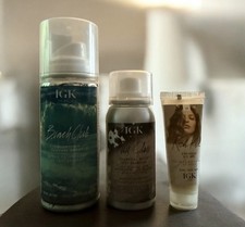 IGK BEACH CLUB Volumizing Texture Spray + FIRST CLASS Dry Shampoo + RICH KID Gel