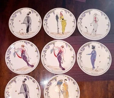 VINTAGE VILLEROY & BOCH DESIGN 1900 PORCELAIN 8"SALAD PLATE  8 pcs. NEW