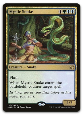 Mystic Snake #180 (NM) Modern Masters 2015 MM2 Magic MTG