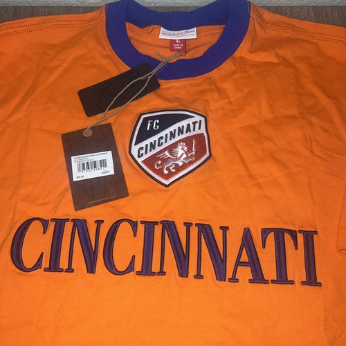Mitchell & Ness Cincinnati FC (MLS) Shirt Size L New With Tags - Picture 3 of 7
