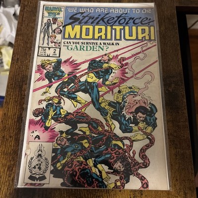 Strikeforce: Morituri #2 Marvel Comic Book 1987 * SURVIVE the GARDEN?