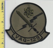 US Navy Marine Corps Squadron Patch VAQ-129 Subdued