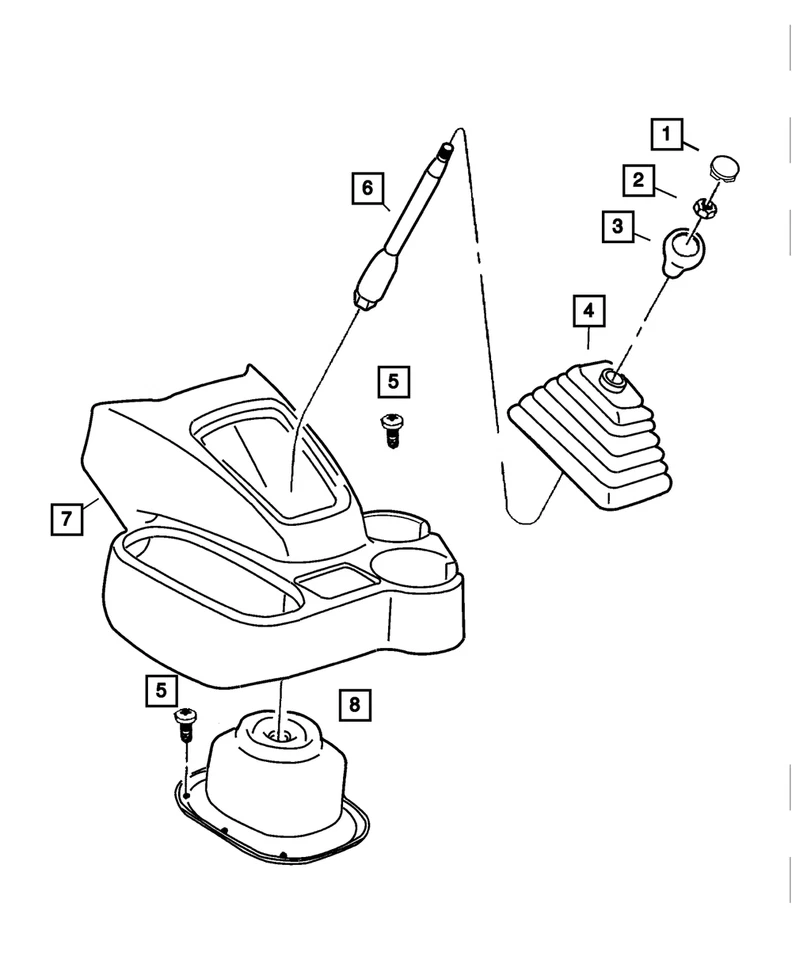 PERILLA DE CAMBIO DE TRANSMISIÓN ORIGINAL MOPAR - CALCOMANÍA | Mopar 04446921 444921 Foto 3 de 3