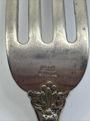 RARE Coligni by Gorham Sterling Dinner Fork 7 5/8” - Bild 8 von 13