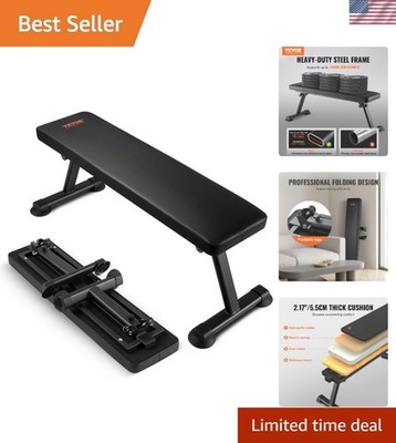 Foldable Sit Up Bench with Reverse Crunch Handle - Ultimate Home Gym Equipment
