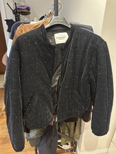 Marant Etoile Atala Crystal Embelished Velvet Jacket Size 38